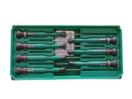 SATA 09314 7Pc PRECISION SCREWDRIVER SET, SLOTTED & PHILIPS TIPS